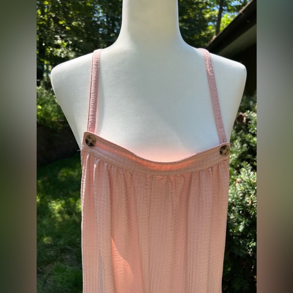 Kori Lightweight Pink Overalls in Medium - Picture 3 of 7